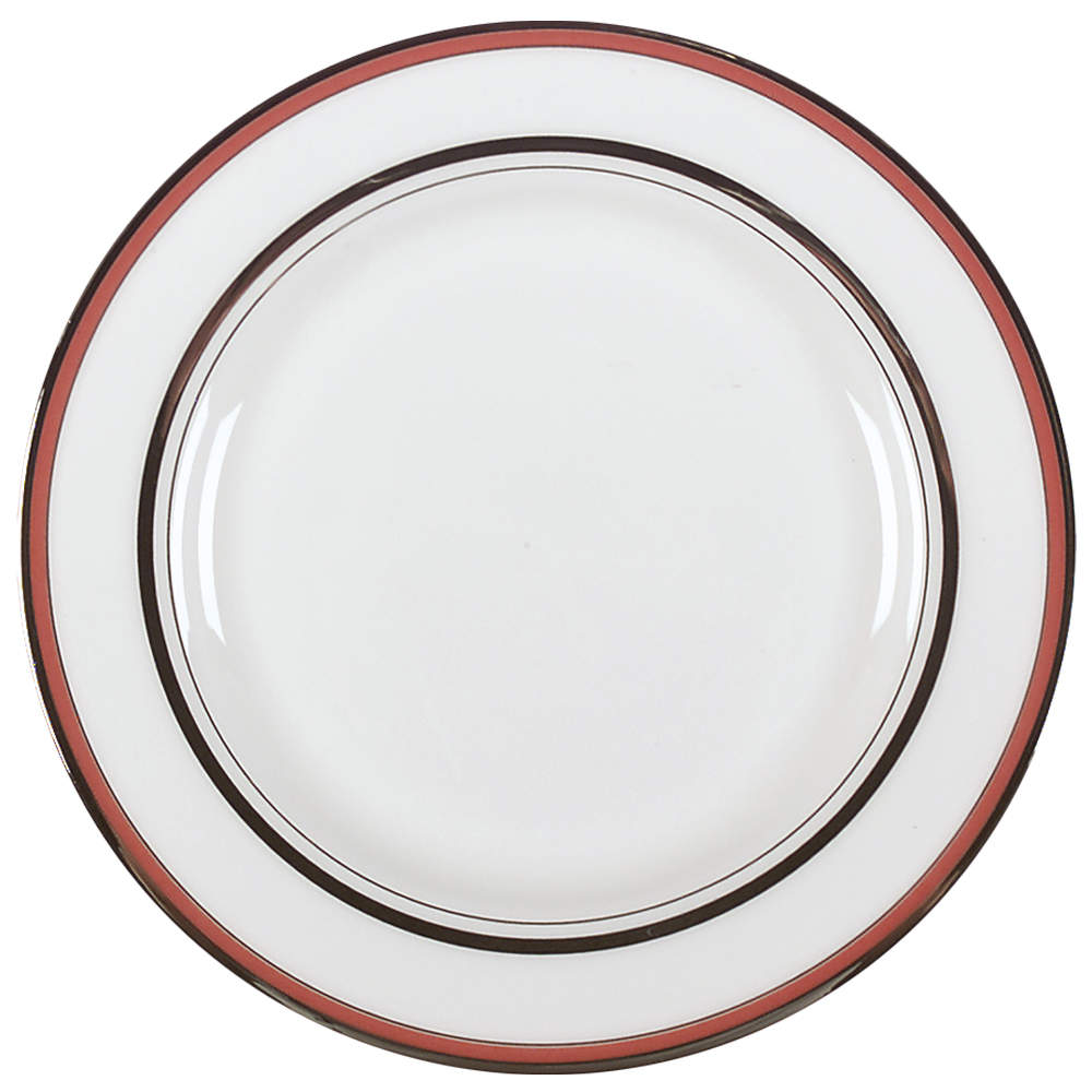 Library Lane Coral Bread & Butter Plate by Lenox-1