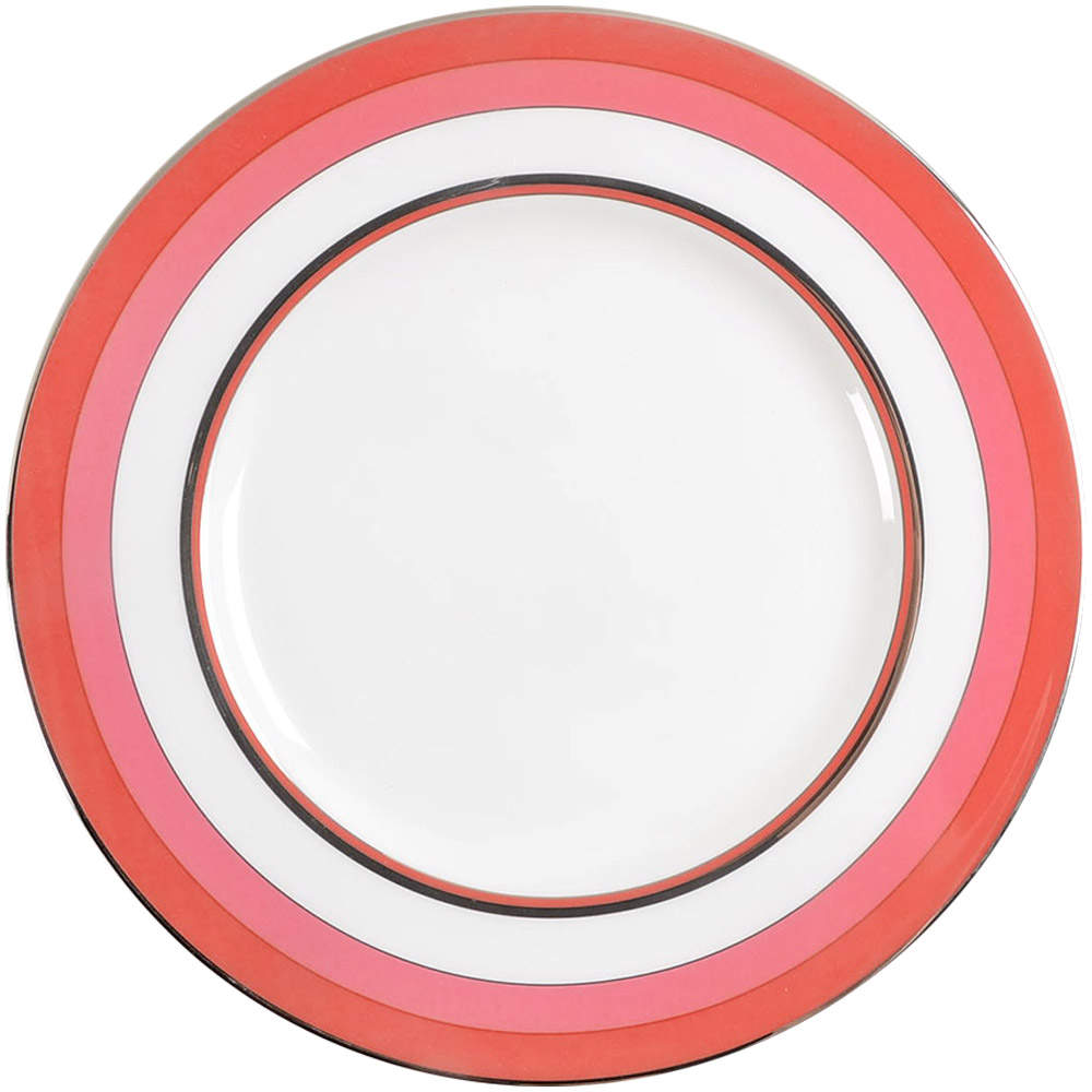 Library Lane Coral Accent Luncheon Plate by Lenox-1