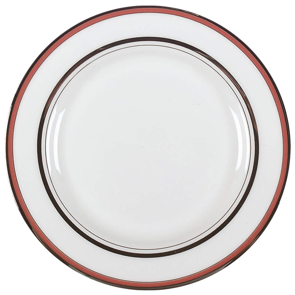 Library Lane Coral Bread & Butter Plate by Lenox-1