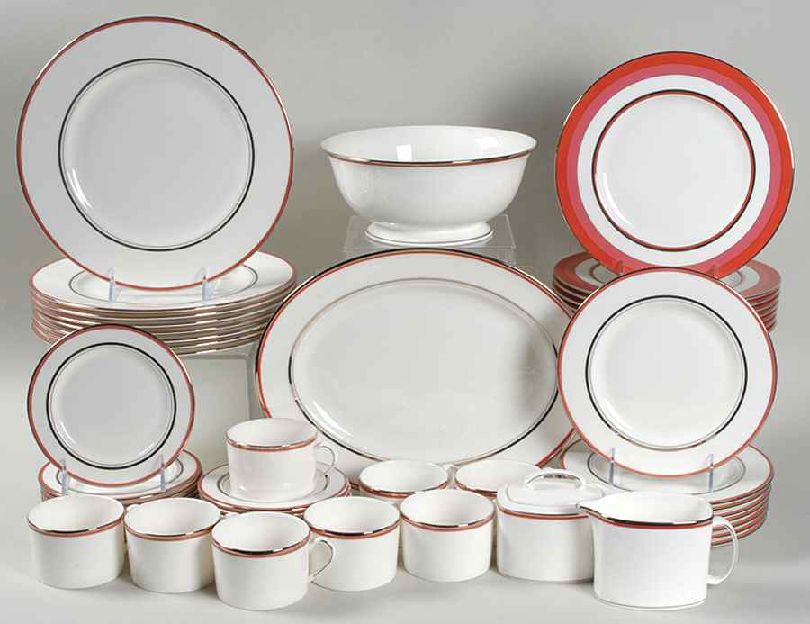 Library Lane Coral 53 Piece Set by Lenox-1