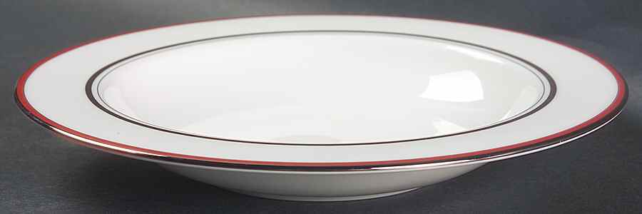 Library Lane Coral 9" Soup/Pasta Bowl by Lenox-1