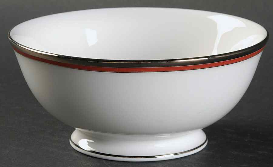 Library Lane Coral Fruit/Dessert (Sauce) Bowl by Lenox-1