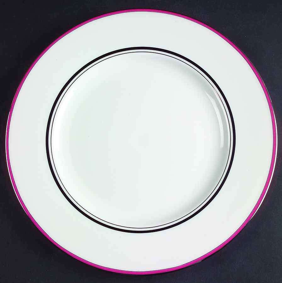 Library Lane Pink Dinner Plate by Lenox-1