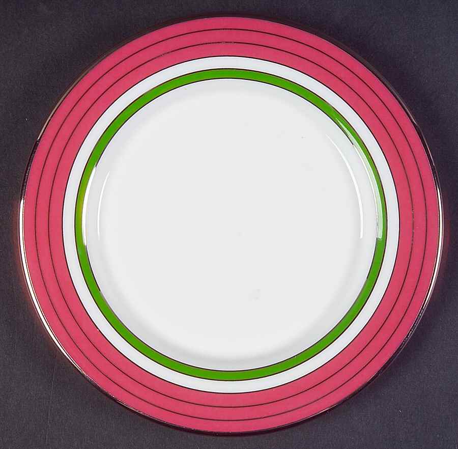 Library Lane Pink Tidbit-Bread and Butter Plate by Lenox-1