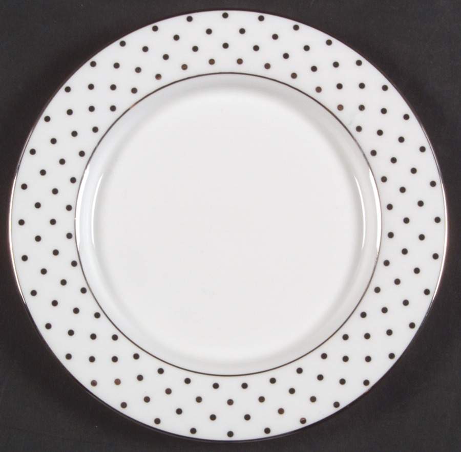 Larabee Road Platinum Canape Plate by Lenox-1