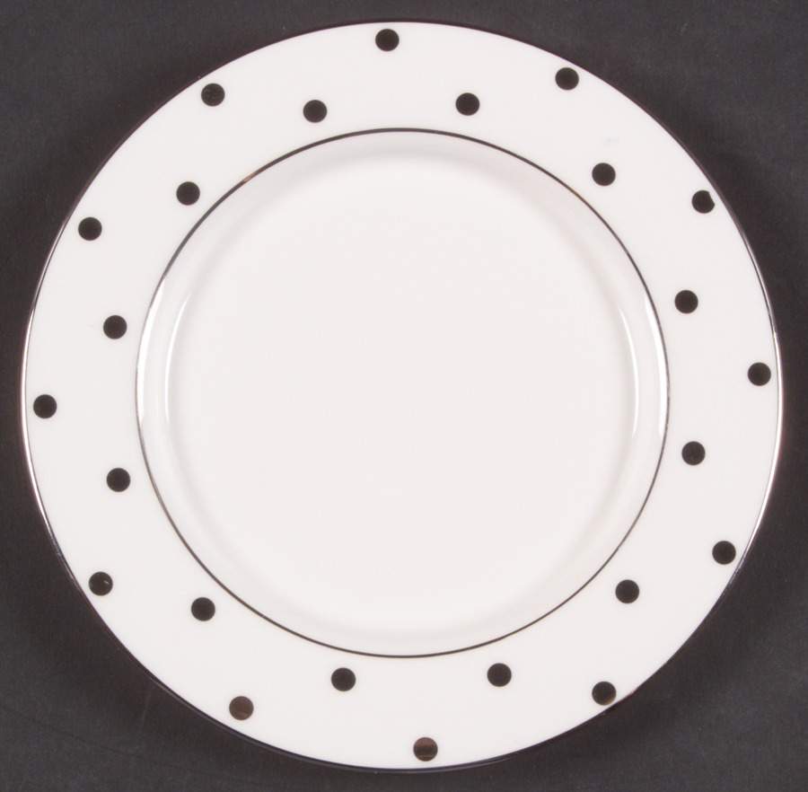 Larabee Road Platinum Canape Plate by Lenox-1
