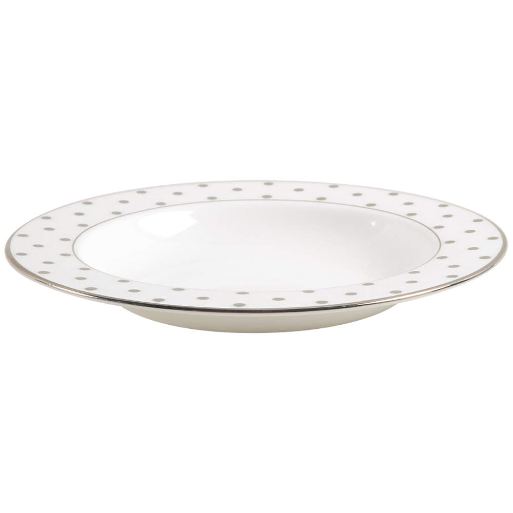 Larabee Road Platinum 9" Soup/Pasta Bowl by Lenox-1