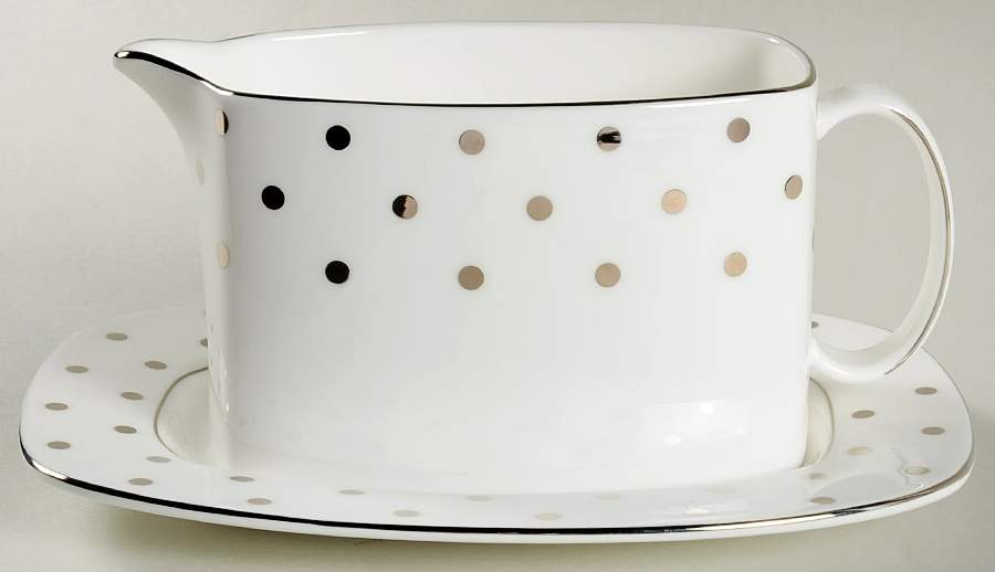Larabee Road Platinum Gravy Boat & Underplate by Lenox-1
