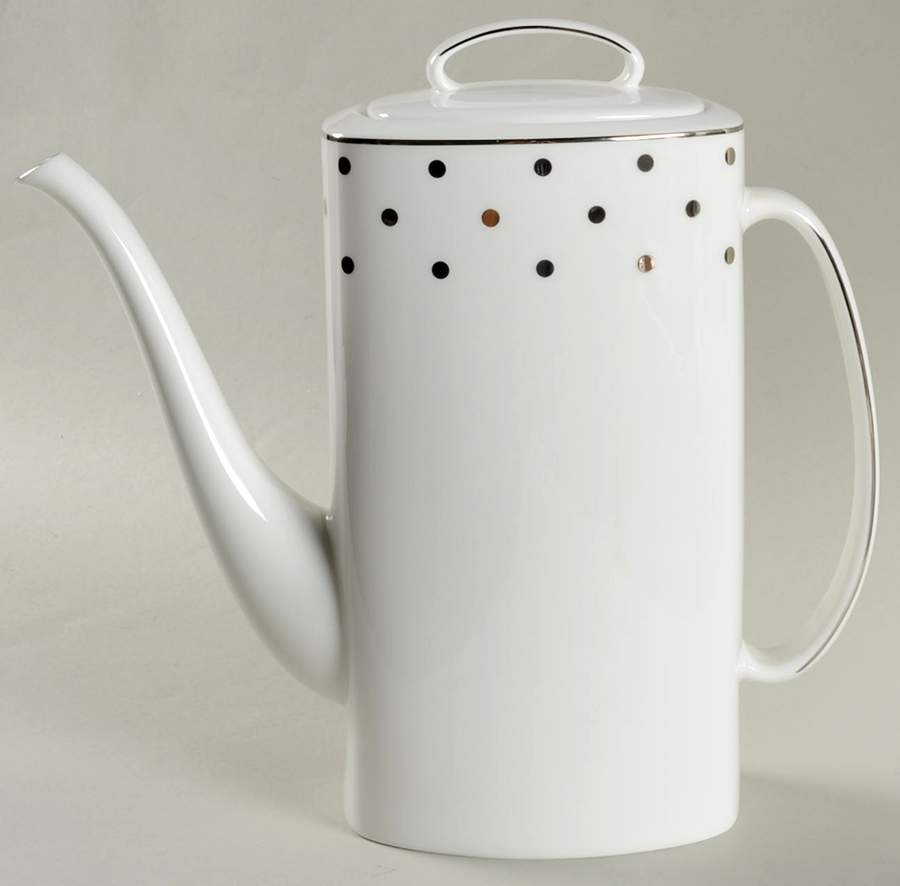 Larabee Road Platinum Coffee Pot & Lid by Lenox-1