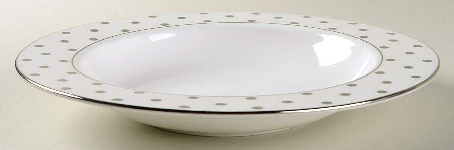 Larabee Road Platinum 9" Soup/Pasta Bowl by Lenox-1