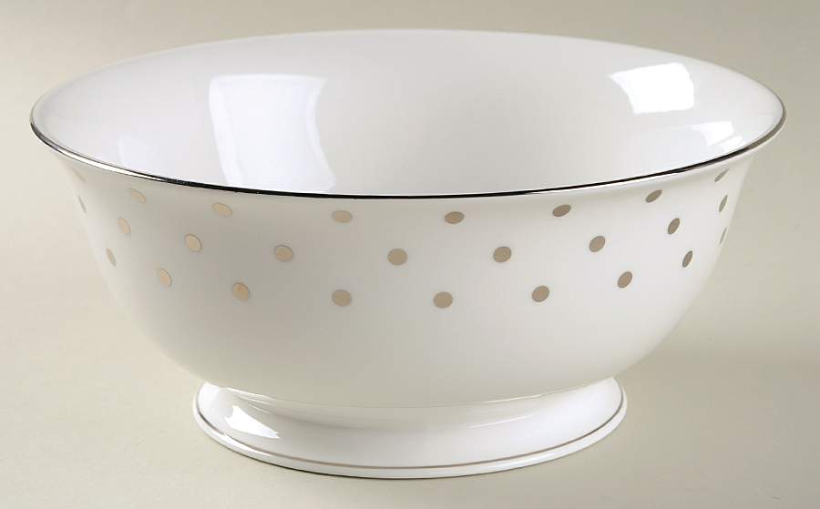 Larabee Road Platinum 8" Round Serving Bowl by Lenox-1