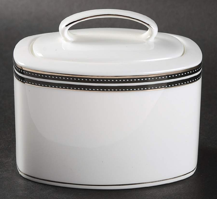Union Street Sugar Bowl & Lid by Lenox-1