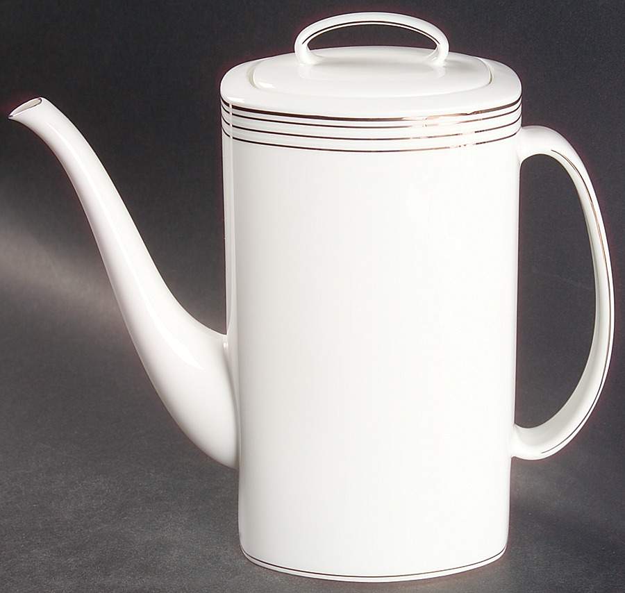Mc Cormick Square Coffee Pot & Lid by Lenox-1