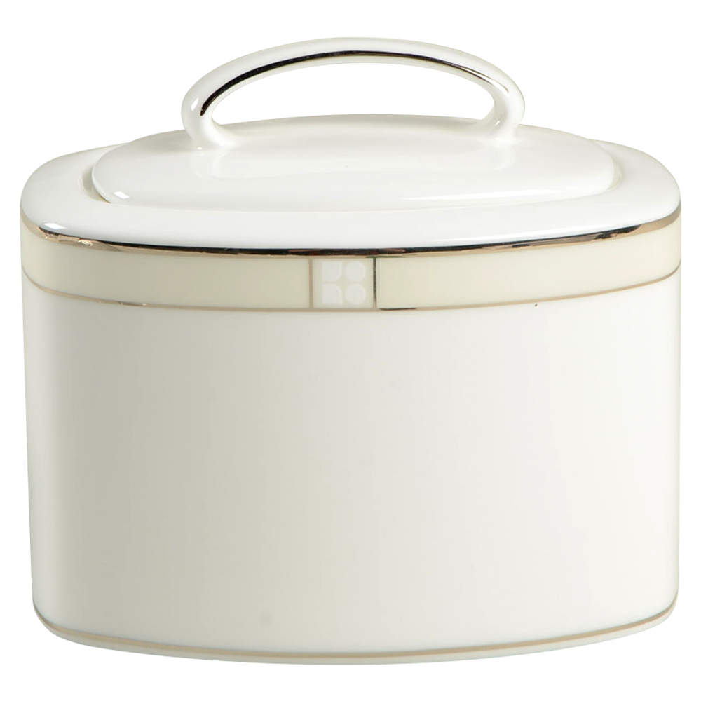 Noel Alabaster Sugar Bowl & Lid by Lenox-1