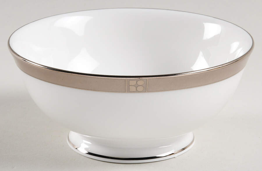 Noel Platinum Fruit/Dessert (Sauce) Bowl by Lenox-1