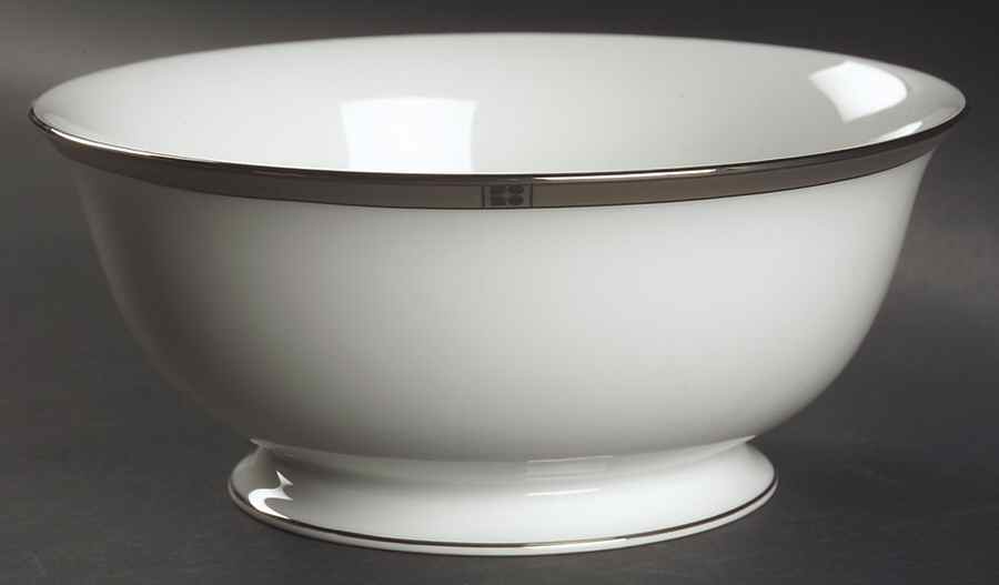 Noel Platinum 8" Round Serving Bowl by Lenox-1