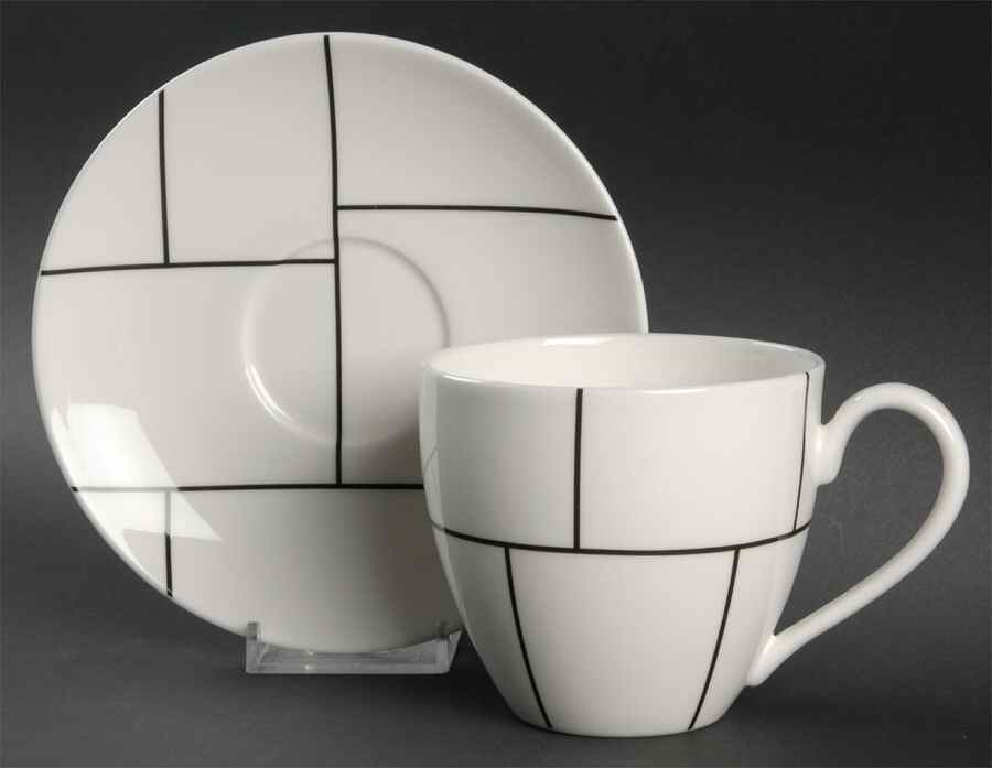 Madison Square Flat Cup & Saucer Set by Lenox-1