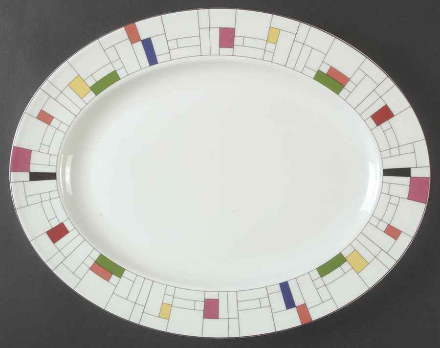Gramercy Park 16" Oval Serving Platter by Lenox-1