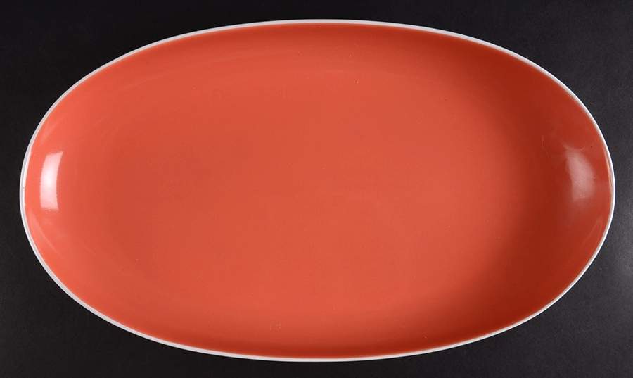 Summer Circle Coral 15" Oval Serving Platter by Lenox-1