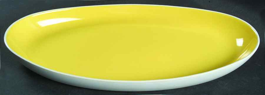 Summer Circle Yellow 13" Oblong Tray by Lenox-1