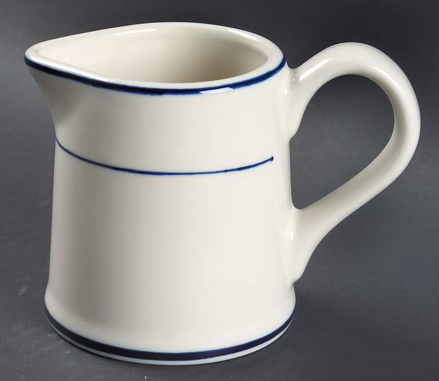 Blue Band (Blue Rings) Creamer by Lynn's China-1