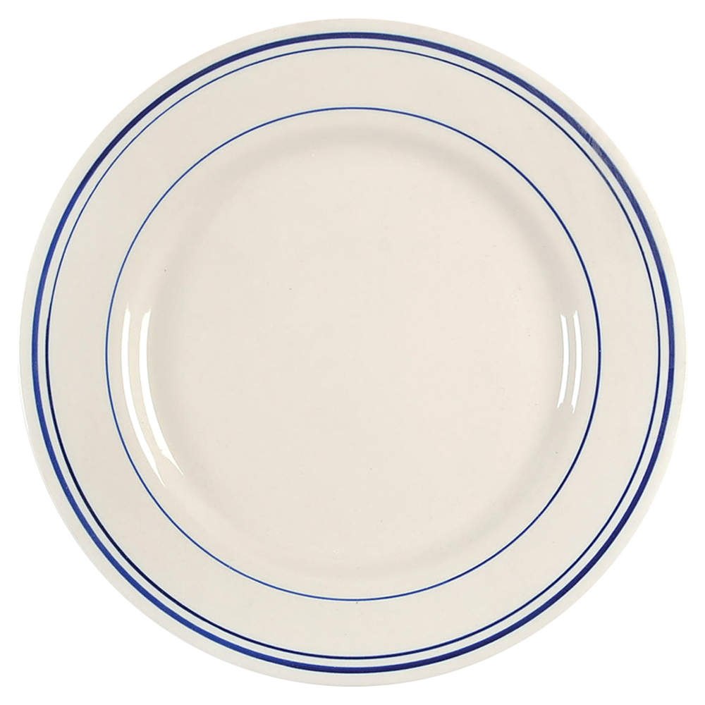 Blue Band (Blue Rings) Dinner Plate by Lynn's China-1