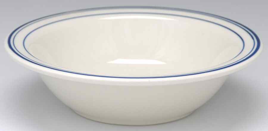 Blue Band (Blue Rings) Rim Cereal Bowl by Lynn's China-1