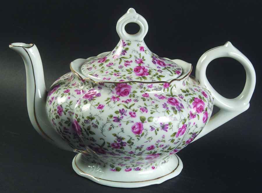 7238 Musical Teapot & Lid by Lefton-1