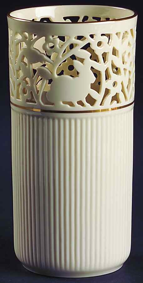 Glenwood Collection (Pierced Ribbed) 7" Vase by Lenox-1