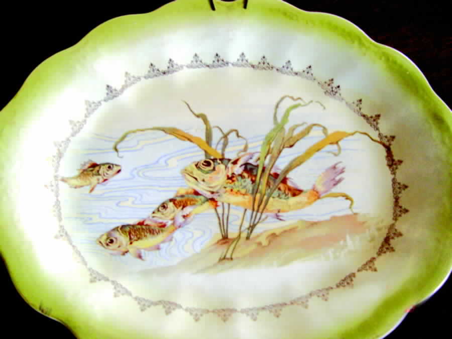 LBU1 12" Oval Serving Platter by Lebeau Porcelain-1