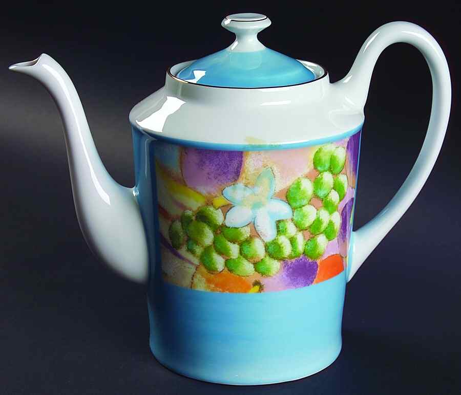 Aquarelle Coffee Pot & Lid by Laure Japy-1