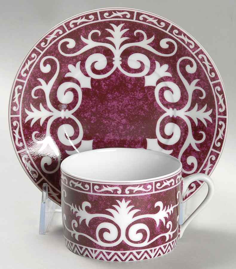Tzarine Flat Cup & Saucer Set by Laure Japy-1