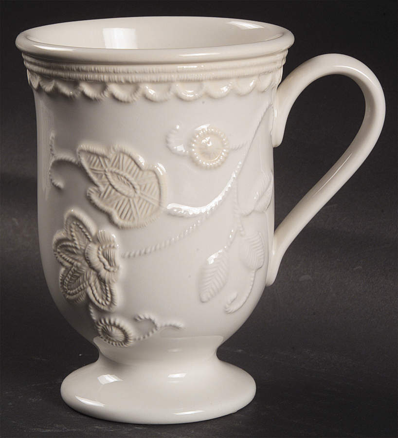 Linen Closet Floral Wreath Mug by Lenox-1