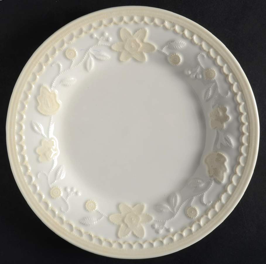 Linen Closet Floral Wreath Salad Plate by Lenox-1
