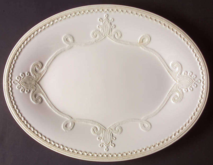 Linen Closet Accessories 16" Oval Serving Platter by Lenox-1
