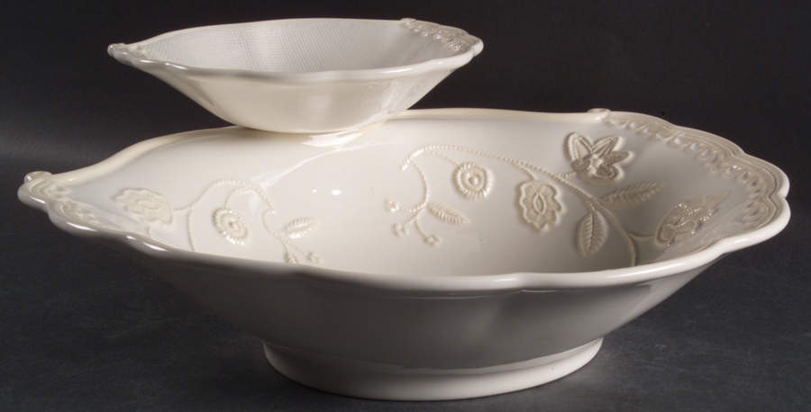 Linen Closet Accessories 1 Piece Chip & Dip by Lenox-1