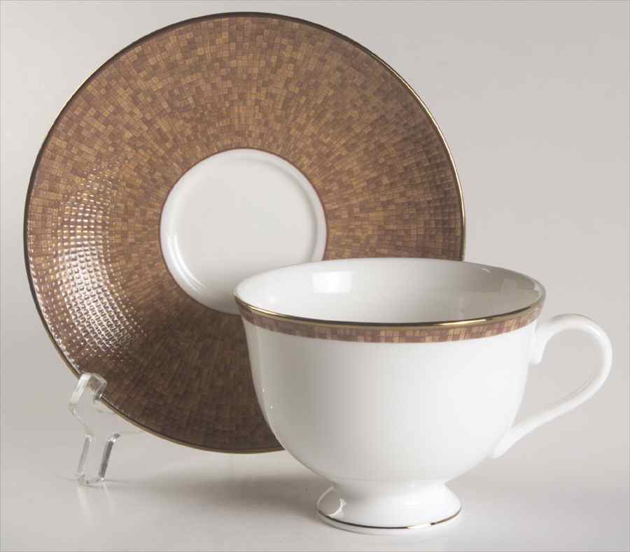 Mosaico d'Italia Fruttifero Footed Cup & Saucer Set by Lenox-1
