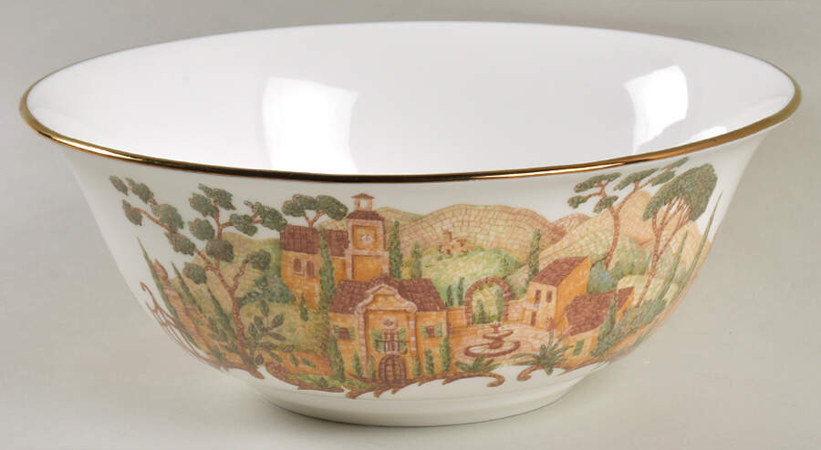 Mosaico d'Italia Accessories 9" Round Vegetable Bowl by Lenox-1