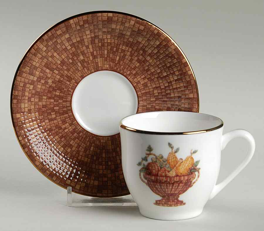 Mosaico d'Italia Accessories Flat Demitasse Cup & Saucer Set by Lenox-1