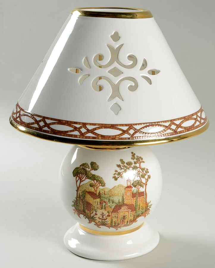 Mosaico d'Italia Accessories Candle Lamp & Shade by Lenox-1