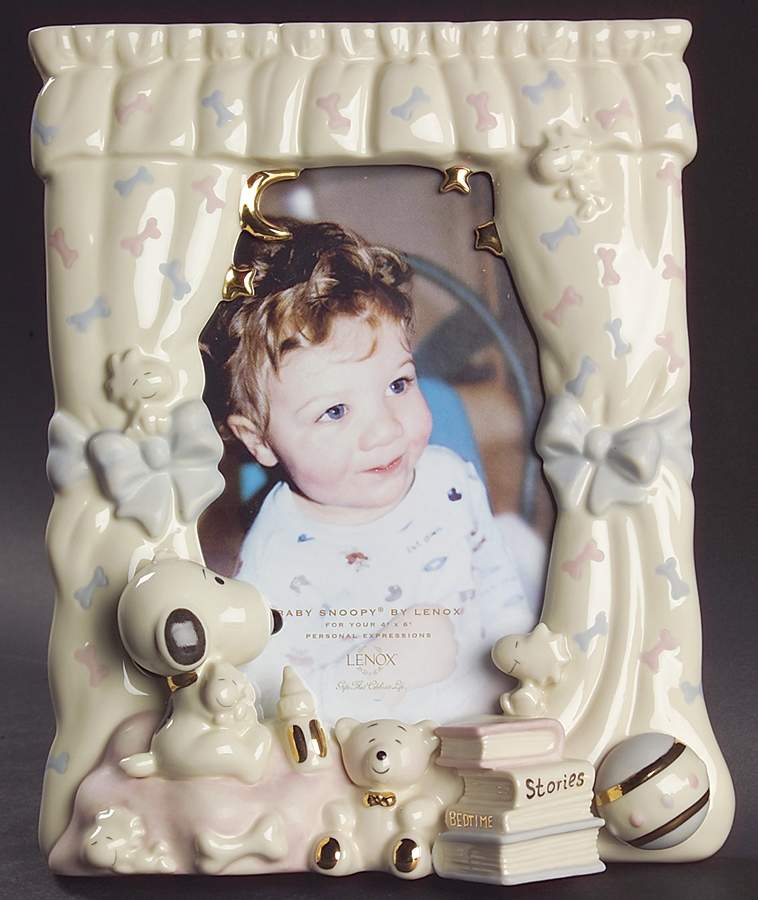 Baby Snoopy Frame-Holds 4" X 6" by Lenox-1