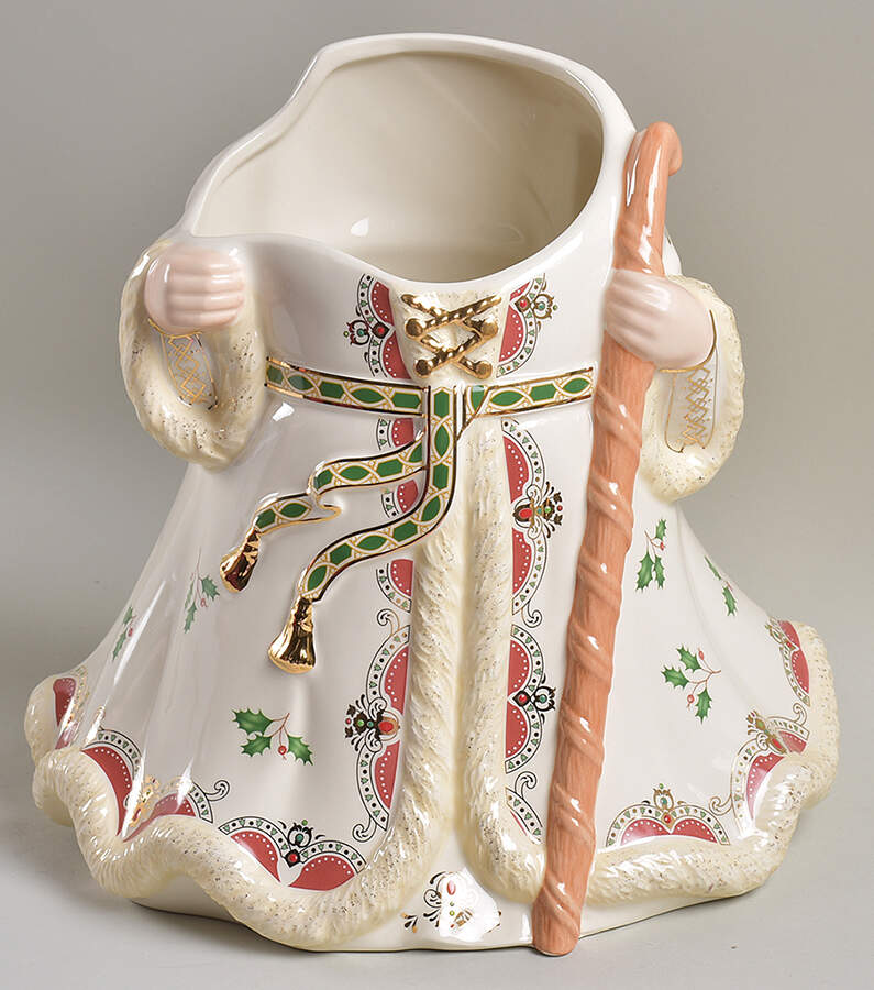 Woodland Santa Cookie Jar No Lid by Lenox-1