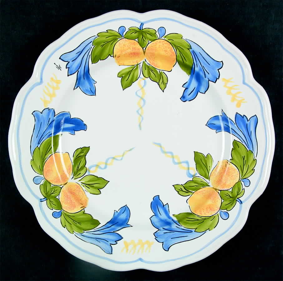 Fait Main Orange Dinner Plate by Longchamp-1
