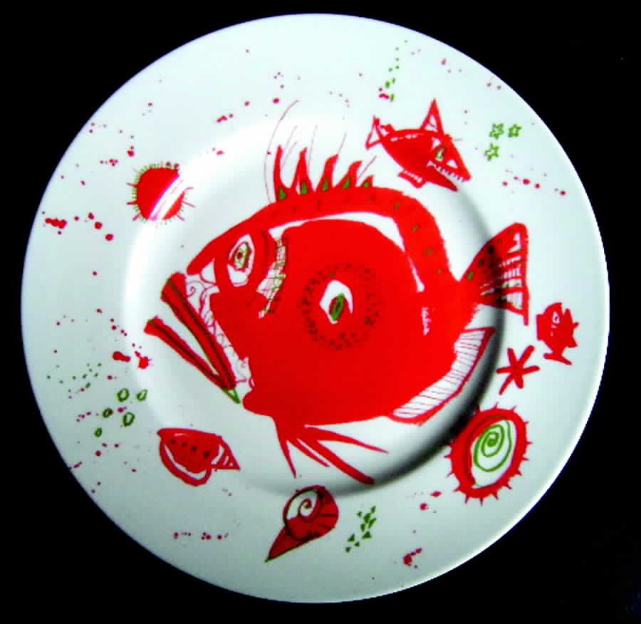 Subvention Dinner Plate by Lengsfeld Porzellan-1