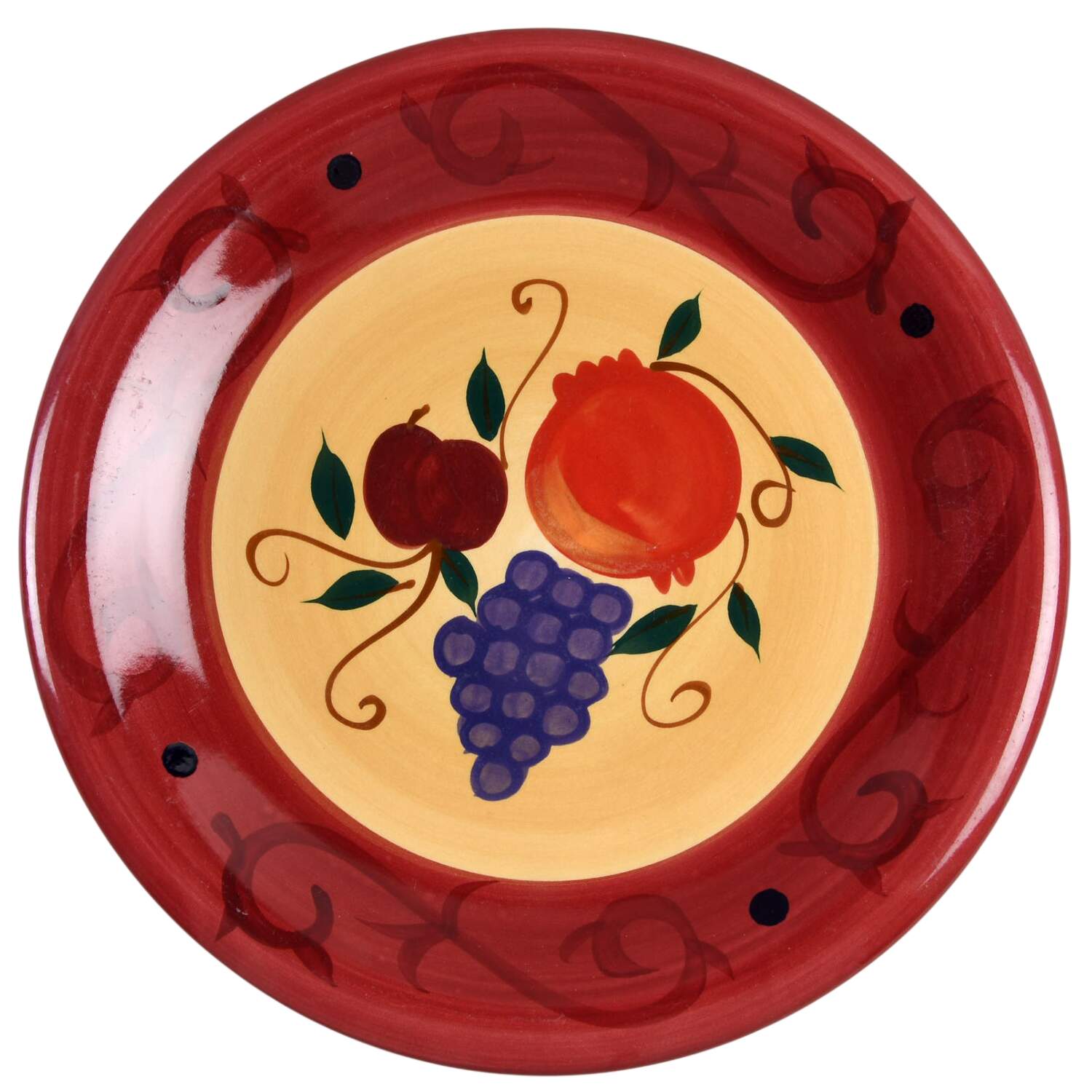 Granada Dinner Plate by Living Art-1