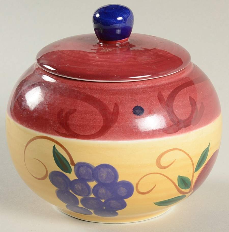 Granada Sugar Bowl & Lid by Living Art-1
