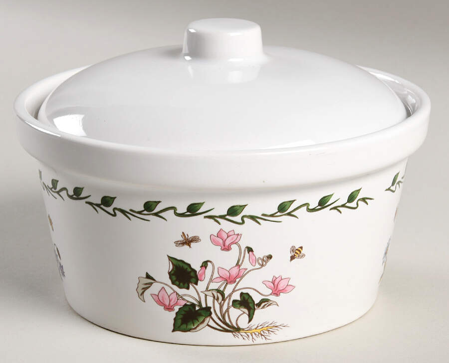 Botanical Butter Tub & Lid by Lillian Vernon-1