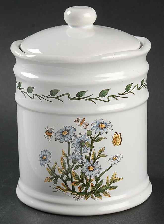 Botanical Small Canister & Lid by Lillian Vernon-1
