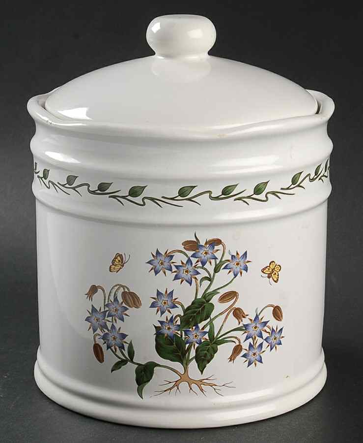 Botanical Large Canister & Lid by Lillian Vernon-1