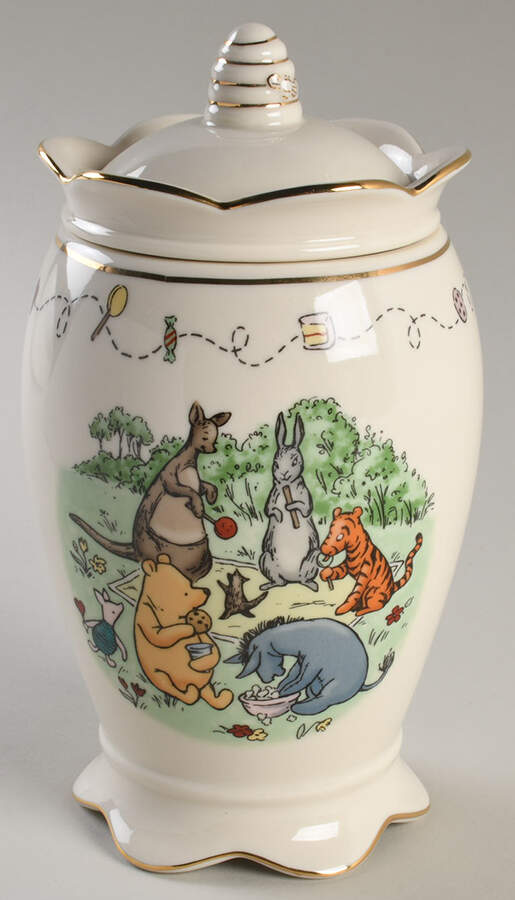 Classic Pooh Treat Jar & Lid by Lenox-1